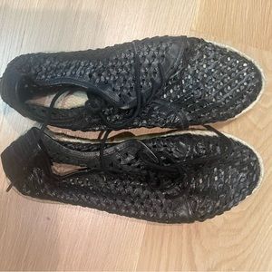 Anthropologie woven shoes size 9